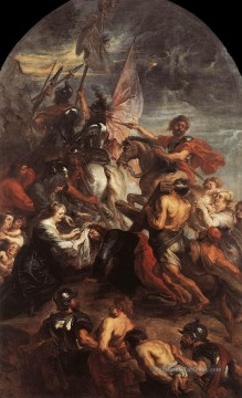 La route du Calvaire Baroque Peter Paul Rubens Peinture à l'huile
